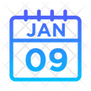پیش‌نمایش فایل 9-january-5022840 از پک تقویم