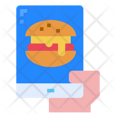 پیش‌نمایش فایل online-burger-order-2906534 از پک تحویل غذا
