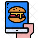 پیش‌نمایش فایل online-burger-order-2906498 از پک تحویل غذا