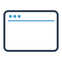 پیش‌نمایش فایل app-application-browser-internet-page-web-window از پک ایکونی : پایه رایگان