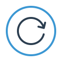 پیش‌نمایش فایل arrow-circle-refresh-reload-renew-sync-synchronize از پک ایکونی : پایه رایگان