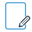 پیش‌نمایش فایل article-compose-document-empty-page-text-write از پک ایکونی : پایه رایگان