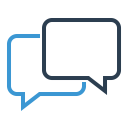 پیش‌نمایش فایل chat-communication-conversation-dialogue-help-desk-message-bubbles-online-support از پک ایکونی : پایه رایگان