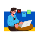 پیش‌نمایش فایل man-watching-movies-on-laptop-4633257 از پک فیلم
