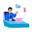 پیش‌نمایش فایل manager-uploading-business-file-to-secure-folder-4633357 از پک دفتر