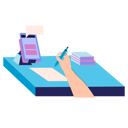 پیش‌نمایش فایل worker-recording-incoming-product-orders-4633356 از پک دفتر