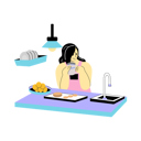 پیش‌نمایش فایل activity-in-the-kitchen-4634084 از پک زندگی آهسته