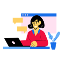 پیش‌نمایش فایل answer-customer-chat-from-home-4634096 از پک کار از خانه