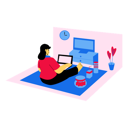 پیش‌نمایش فایل woman-doing-work-from-home-4634090 از پک کار از خانه