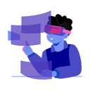 پیش‌نمایش فایل boy-experiencing-modern-metaverse-world-4762234 از پک متاورس