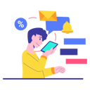 پیش‌نمایش فایل man-getting-promotional-messages-4762275 از پک تجارت الکترونیک جلد 2