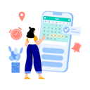 پیش‌نمایش فایل woman-creating-meeting-reminder-5599712 از پک قرار ملاقات