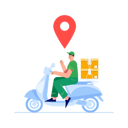 پیش‌نمایش فایل deliveryman-riding-scooter-5599751 از پک تجارت الکترونیک و خرید