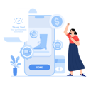 پیش‌نمایش فایل girl-doing-online-shoes-shopping-5599755 از پک تجارت الکترونیک و خرید