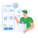 پیش‌نمایش فایل online-food-delivery-5599765 از پک تجارت الکترونیک و خرید