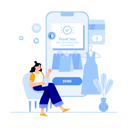 پیش‌نمایش فایل woman-doing-online-clothes-shopping-5599754 از پک تجارت الکترونیک و خرید