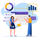 پیش‌نمایش فایل team-discussing-about-analysis-report-5685797 از پک تجزیه و تحلیل داده های بزرگ