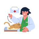 پیش‌نمایش فایل pet-doctor-examining-cat-4516008 از پک دکتر