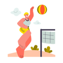 پیش‌نمایش فایل beach-volleyball-4516011 از پک تعطیلات