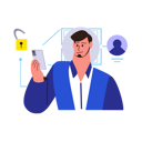 پیش‌نمایش فایل unlock-phone-using-face-recognition-4606402 از پک هوش مصنوعی