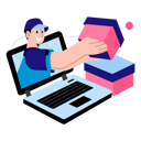 پیش‌نمایش فایل deliver-online-order-4606428 از پک خرید