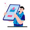 پیش‌نمایش فایل man-doing-parcel-tracking-4606420 از پک خرید