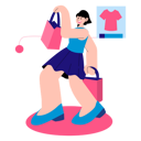 پیش‌نمایش فایل woman-doing-online-shopping-4606424 از پک خرید