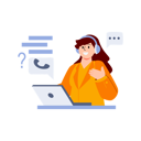 پیش‌نمایش فایل customer-support-executive-4621710 از پک پشتیبانی مشتری