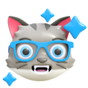 پیش‌نمایش فایل cat-wearing-funny-glasses-4949428 از پک گربه – ایموجی‌ها