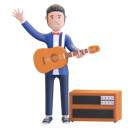 پیش‌نمایش فایل musician-playing-acoustic-guitar-5163340 از پک نوازنده
