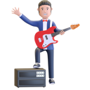 پیش‌نمایش فایل musician-playing-electric-guitar-5163339 از پک نوازنده
