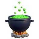 پیش‌نمایش فایل boiling-potion-in-cauldron-6316325 از پک هالووین