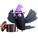 پیش‌نمایش فایل crows-open-giftbox-6316336 از پک هالووین