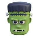 پیش‌نمایش فایل frankenstein-head-6316342 از پک هالووین
