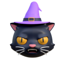 پیش‌نمایش فایل scary-black-cat-6316339 از پک هالووین