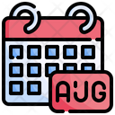 پیش‌نمایش فایل august-month-6475108 از پک تقویم