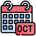 پیش‌نمایش فایل october-date-6475124 از پک تقویم