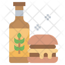 پیش‌نمایش فایل burger-with-beer-2688851 از پک آشپزخانه آبجوسازی