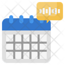 پیش‌نمایش فایل speech-calendar-4205359 از پک دستیار صوتی
