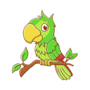 پیش‌نمایش فایل parrot-3280800 از پک حیوان