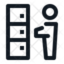 پیش‌نمایش فایل locker-area-4668731 از پک فضاهای اداری
