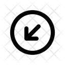 پیش‌نمایش فایل direction-arrow-down-left-circle-10175526 از پک جهت