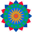 پیش‌نمایش فایل rangoli-sticker-diwali-decoration-indian-hindu-festival-celebration-2 از پک دیوالی
