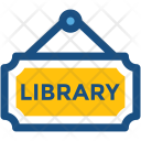 پیش‌نمایش فایل library-signboard از پک آیکون‌های بامزه مدرسه و آموزش ۱