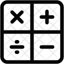 پیش‌نمایش فایل math-symbols-8 از پک آیکون‌های خطی مدرسه و آموزش ۲
