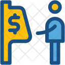 پیش‌نمایش فایل atm-using-1 از پک آیکون‌های بامزه مالی و پرداخت ۲