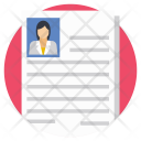 پیش‌نمایش فایل curriculum-vitae-1 از پک آیکون‌های تخت مدیریت تیم