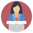 پیش‌نمایش فایل public-speaker-13 از پک آیکون‌های تخت مدیریت تیم