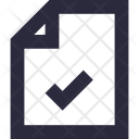 پیش‌نمایش فایل file-accepted-4 از پک آیکون‌های ضروری خطی