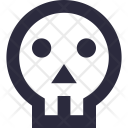 پیش‌نمایش فایل skull-499 از پک آیکون‌های ضروری خطی